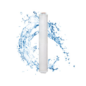 226 <b>Dust</b> <b>Powder</b> 10 Inches 0.2 Micron Pp High Flow Paper Bha Hilco Pleated Filter Cartridge Metal Pleated Filter Element - Product Image 1