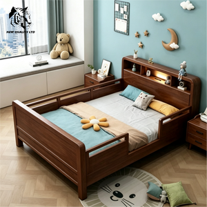 factory direct sale good price customization huge stock eco-friendly new designed <b>single</b> <b>bed</b> bedroom furniture wood children <b>bed</b> - Product Image 6