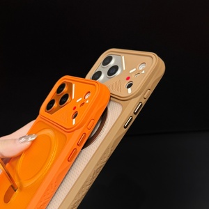 เคสโทรศัพท์แม่เหล็กแบบด้านโปร่งแสงสำหรับ iPhone 17 12 13 Pro Max 14 15 16 Plus พร้อมขาตั้งวงแหวนโลหะ ป้องกันรอบด้าน ขายส่ง - Product Image 6