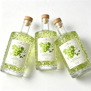 Fabricant de bouteilles en verre, bouteilles en verre de 750 ml pour gin, alcool, whisky, liqueur, rhum, vodka avec <span class=keywords><strong>bouchon</strong></span> - Product Image 4