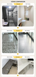 Vernice Impermeabile Antiscivolo a Forte Adesione per <span class=keywords><strong>Piastrelle</strong></span>, Rivestimenti a Base d'Acqua per Rinnovo di <span class=keywords><strong>Piastrelle</strong></span> in Ceramica, Pavimenti e Pareti - Product Image 5