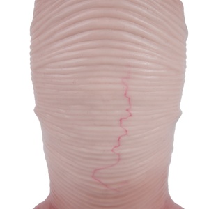 ORALSX Dildo de Silicona Flexible de Gran Calibre, Color Piel, Enorme Dildo, Tapón Anal, Pene Artificial Realista para Mujeres, Juguetes Sexuales - Product Image 5