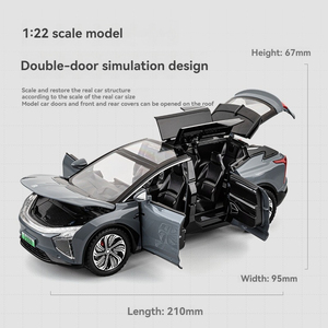 Druckguss Modell auto 1:22 <span class=keywords><strong>Hiphix</strong></span> mit Ton und Licht Pullback Metall Auto Modell Spielzeug Ornament dekorieren Supercar Modell - Product Image 3