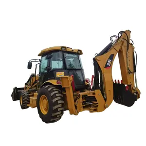 Satın alma ucuz kazıcı yükleyici kullanılan tırtıl kedi 416e 420e 420f 430f traktör kazıcı ve ön yükleyici ile
