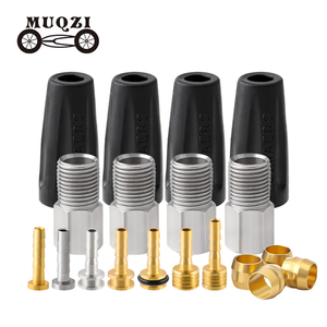 19101 MUQZI route vtt vélo huile aiguille connecteur pour SRAM MAGURA TEKTRO vélo hydraulique tête d'olive tuyau vis connexion <span class=keywords><strong>Insert</strong></span> - Product Image 1