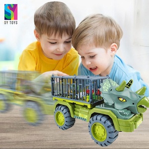 <span class=keywords><strong>Camion</strong></span> transporteur de dinosaures à quatre roues SY, <span class=keywords><strong>cage</strong></span> de transport pour dinosaures, <span class=keywords><strong>camion</strong></span> transporteur de dinosaures, jouet de <span class=keywords><strong>camion</strong></span> transporteur de dinosaures - Product Image 2