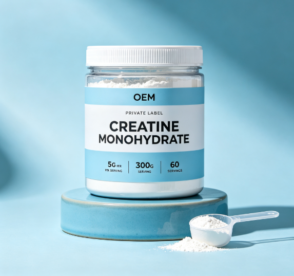 OEM Creatine Monohydrate 300g High Purity Adult Supplement Muscle Growth Energy Endurance Immune Support Unflavored Easy Mix