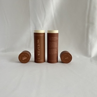 Baume à lèvres biodégradable, fait main, recyclable, de haute qualité, personnalisable, écologique, en tube push-up avec impression invisible