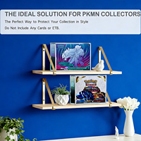 Boîte d'entraînement d'élite en acrylique transparente avec aimant puissant pour la protection et l'affichage de la collection de Pokémon, étui en acrylique avec couvercle magnétique