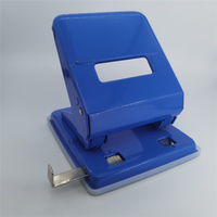 Perforateur personnalisé en métal noir et bleu 2 3 4 6 trous pour le papier en stock catégorie de produit perforateurs