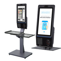 Kiosque de paiement et d'impression de billets en libre-service de 21,5 pouces avec imprimante thermique, distributeur automatique, scanner de code QR, SDK HCC-HM2000A