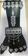 Bán buôn Chất lượng cao tái sử dụng chân nghệ thuật cơ thể sơn Henna Tattoo <span class=keywords><strong>Stencil</strong></span> - Product Image 5
