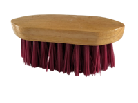 Brosse à cheval en bois professionnelle sur mesure, vente en gros du fabricant, poils rigides en PP, peignes curry, couleur, logo et tailles personnalisables