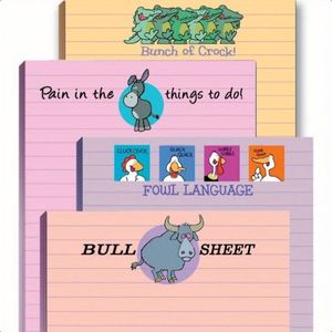 Lot de 4 blocs-notes imprimés assortis, 4,25 x 5,5 pouces chacun, cadeau mignon - Product Image 1