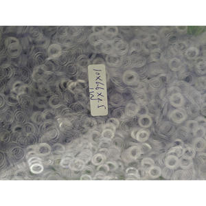 Flat Plastic Insulating <b>Washers</b> 10x6.6x2.5mm Transparent For General Industry Use Dongguan Made - Product Image 2
