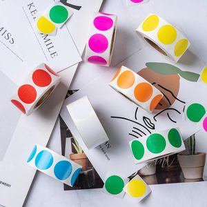 Autocollants à points colorés Hoewina, 3000 pièces, 1 étiquette autocollante, 6 couleurs, points de colle - Product Image 6