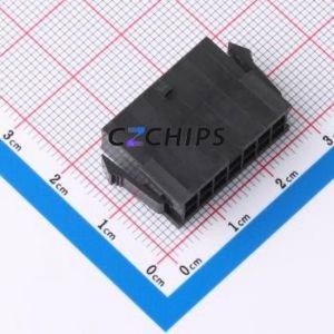 ZX-MX3.0-2-7P-HMJK Housing (Wire-to-Board / Wire-to-Wire) P=3mm Connector 2x7P 3mm Micro-Fit (MX 3.0) 3mm - Product Image 1