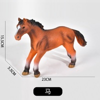 Grand modèle d'animal artificiel en plastique souple Ornements de ferme sauvage Jouet pour enfants Science Education Vinyle Statique Solide Frozen JQ