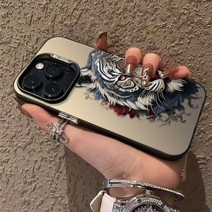Cartoon <span class=keywords><strong>Tiger</strong></span> Muster Laser druck <span class=keywords><strong>Hard</strong></span> PC TPU Handy-Hülle für Iphone X Xr Xs Max 11 12 13 14 15 16 17 Air Pro max - Product Image 3