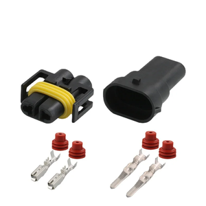 Fabrieksniveau 2-Pins Auto Vrouwelijke Mannelijke Verzegelde <span class=keywords><strong>Connector</strong></span> Mistlamp <span class=keywords><strong>Socket</strong></span> Xenon Stekker 12124819 DJ7028Y-2.8-11 - Product Image 3