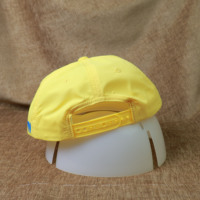 Casquette de baseball à visière courte en tissu imperméable avec broderie 3D du logo de la marque personnalisée
