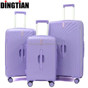 Lot de 3 ou 5 valises rigides en polycarbonate PP avec serrure TSA, grandes tailles 28 et 32 pouces, pour bagages de <span class=keywords><strong>voyage</strong></span> à enregistrer - Product Image 6