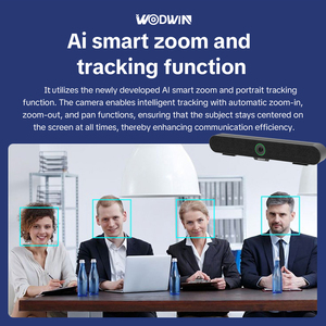 Système de Conférence Audio 4K UHD WODWIN WIN-DB6X avec IA, Cadrage Automatique, Suivi Vocal, Microphone Sans Fil Grand Angle 120° et <span class=keywords><strong>Barre</strong></span> de <span class=keywords><strong>Son</strong></span> - Product Image 2