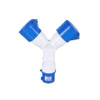 Connecteur en Y industriel bidirectionnel TYP-2022, multiprise 3 broches 220V 32A, prise industrielle multifonctionnelle ZNG-2022
