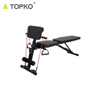 TOPKO Qualité garantie Logo personnalisé Banc de musculation assis Équipement de fitness Gym corporelle et banc d'entraînement à domicile