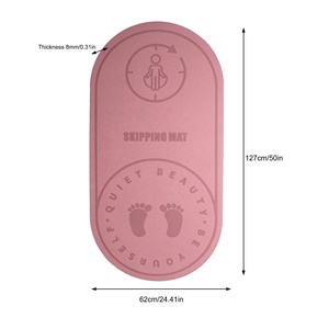 Household <strong>Skipping</strong> Buffer Pad Anti Slip Floor <strong>Mat</strong> Aerobics Jump Rope <strong>Skipping</strong> <strong>Mat</strong> - Product Image 4