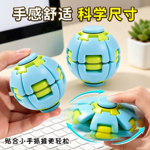 Custom <b>Rotating</b> Finger Fidget Spinner Ball Press Spin Gyro Sensory Stress Relief <b>Desk</b> Toy Plastic Portable Kids Adults Bulk - Product Image 5