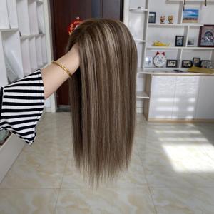 Vente en gros, prêt à expédier, YF-2306 # RH3/12 9x9 Closure en soie, cheveux humains vierges russes européens, Toppers et pièces - Product Image 1