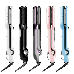 QXXZ Customization Steam Plus Professional Hair Straighteners Strong Steam Pod Styler Flat Iron Steam Hair Care