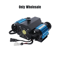 Compresseur d'air embarqué 4x4 double cylindre 280 PSI 115 L/min à double pompe robuste 12 V pour gonflage de pneus tout-terrain – Vente en gros