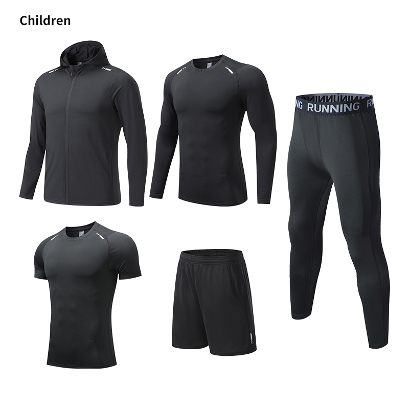 Kids Soccer Tracksuits Five Piece Jogger
