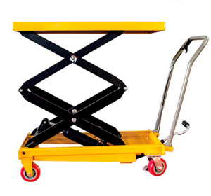 300kg 500 kg 2m Hướng dẫn sử dụng Scissor Lift Bảng điều chỉnh xử lý nâng lên - Product Image 2