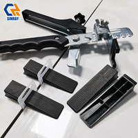 Kit de 100 clips et cales de nivellement de carreaux modernes en plastique réutilisable de 1,5 mm pour appartement