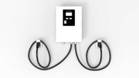 Connecteurs de charge double 40kW 60kW 80kW GBT CCS2 Wallbox DC EV Charger Station de charge compacte commerciale avec OCPP