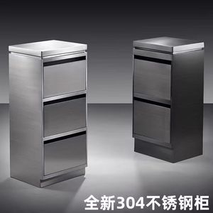 Salon Furniture Barber Shop Hair Salon <b>Stations</b> Furniture Stainless Steel 304 Cabinet With Drawer for Haircut Barber Cabine - Product Image 2