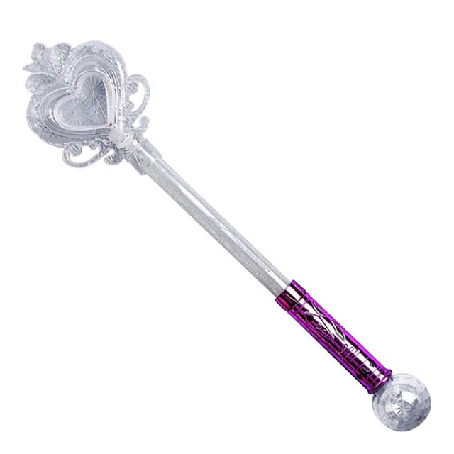 Christmas Party Light up Toy Magic Wand LED Light up Frozen Snow Wand Toy