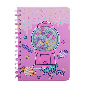 دفتر ملاحظات حلزوني تفاعلي A5 للأطفال مع أغلفة ألغاز ممتعة وغلاف ورقي ممتع - Product Image 1