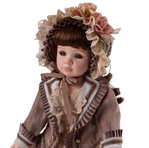 Poupées de princesse en céramique et <span class=keywords><strong>porcelaine</strong></span> vintage de 18 pouces, fabriquées à la main, jouets pour filles, poupées vintage de <span class=keywords><strong>collection</strong></span> - Product Image 5