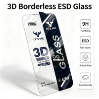 3D Randloze Heldere Gehard Glas It's Me OG Schermbeschermer Grote Boog Transparante Schermbeschermer voor iPhone 16 17 18 Pro Max