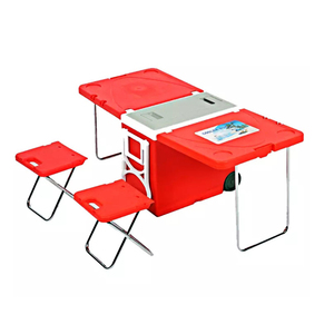 Nhà Sản Xuất PP + EPS Chất Liệu Cắm Trại Có Thể Gập Lại Thực Phẩm Di Động Ice 28L Bảng Đa Chức Năng Cooler Box - Product Image 6