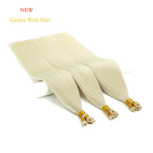 Extensión de cabello humano <span class=keywords><strong>2022</strong></span> Invisible, de Genius Weft trama gruesa, trama plana Invisible, 100% - Product Image 2