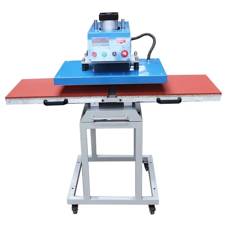 Pneumatic hot stamping machine, clothing printing and labeling machine