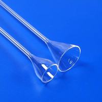 Réchauffeurs optiques en tube de quartz transparent résistant à la corrosion en forme de U personnalisés pour les fours tubulaires de laboratoire