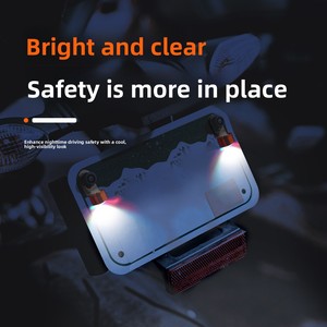 Feux LED multi-couleurs pour voiture, moto, vélo électrique, feux de freinage à effet œil d'aigle, feux de signalisation pour rétroviseurs, 12V - Product Image 5