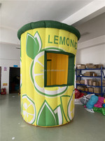 Stand de limonade gonflable commercial avec livraison gratuite, tente gonflable pour la vente