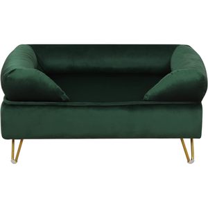 Canapé pour petits animaux Yoonnie XL, cadre en bois mignon, tissu en velours, lit pour chat et chien, chaise pour chiot avec boîte emballée - Product Image 2